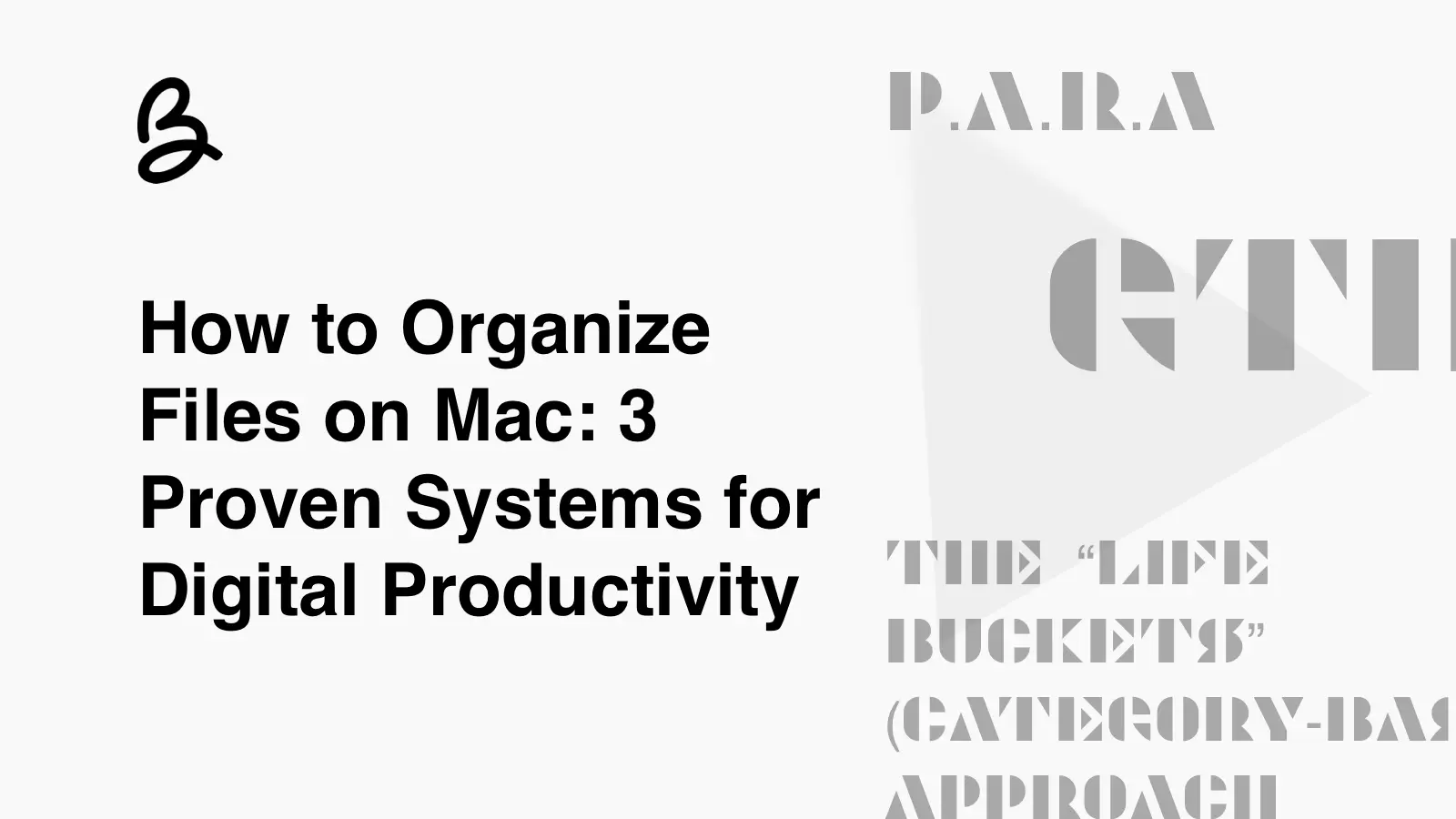 How to Organize Files on Mac: 3 Proven Systems for Digital Productivity
